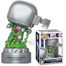 MTV Coleccionable 2024 Pop Anuncios Iconos 40 Aniversario Luna Persona Con Flores 201