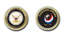 VFC-12 Fighting Omars US Navy Squadron Challenge Coin Officially Licensed