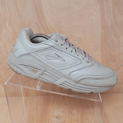 Brooks Addiction Walker Men s 8.5 Wide Linear Platform Leather 1100394E111