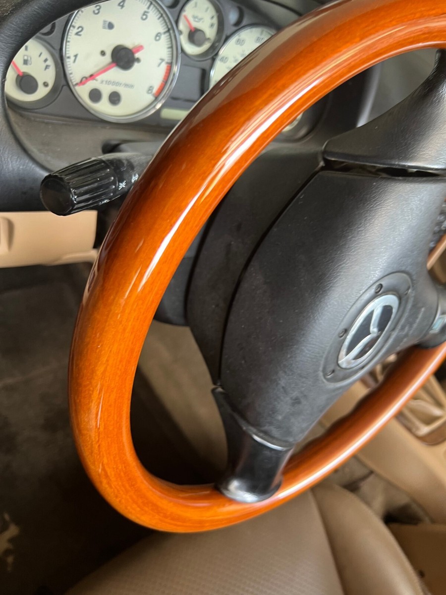 2001-2005 Mazda Miata SE Nardi Teardrop Wood Knob Steering Wheel