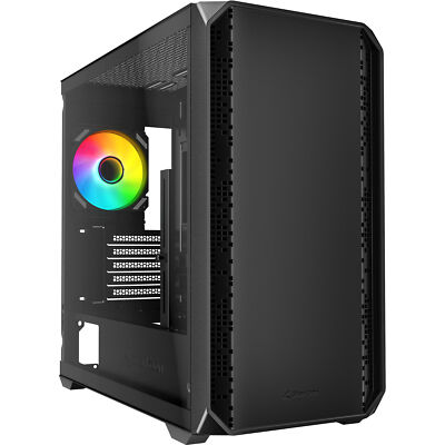 Sharkoon MK2 RGB , Tower-Gehäuse, schwarz