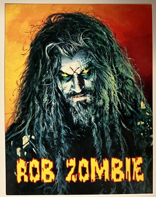 ROB ZOMBIE Hellbilly Deluxe approx 4x6 advance promo postcard
