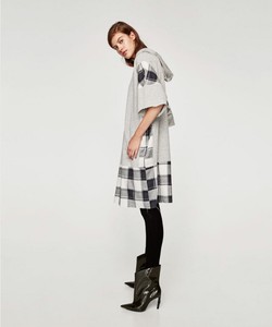 sweatshirt dress zara