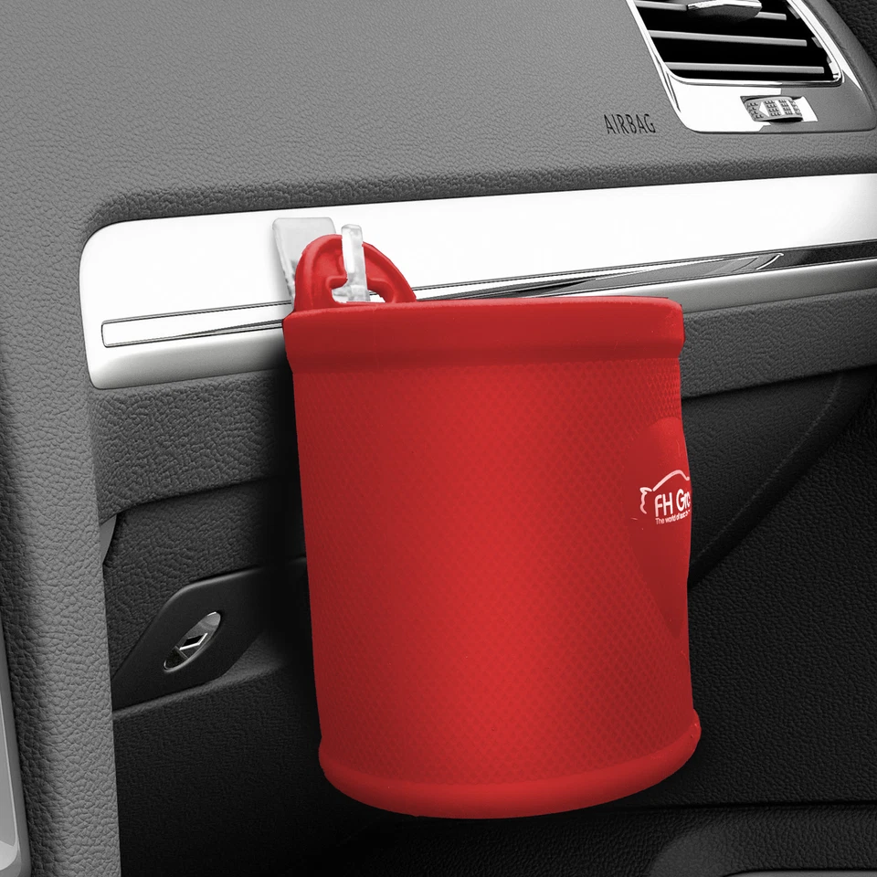 Soporte para teléfono botella taza de silicona FH Group, organizador de coche almacenamiento para SUV - rojo Foto 3 de 4