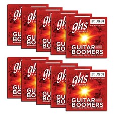 GHS Boomers GBXL-10 Set Extra Light 009-042 Electric Guitar Strings 10-Pack 