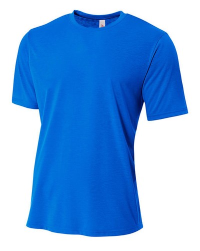 A4 NB3264 Youth Shorts Sleeve Spun Poly Tee Top Comfortable T-Shirt - Picture 6 of 9