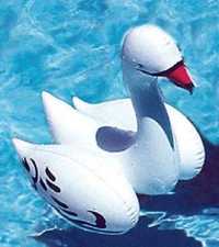 Poolmaster 81410 11" INFLATABLE SWAN Toy Float for your Pool Pond or Lake  NEW