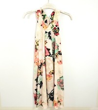 New York And Company Women Size S Floral Halter Sleeveless Dress