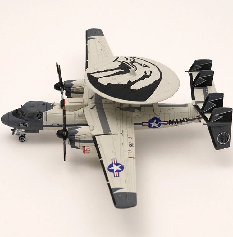 1/144 S14 E-2C AWACS E2 VAW-120 USS George Bush Aircraft Carrier Alloy Finished - Image 2 of 4