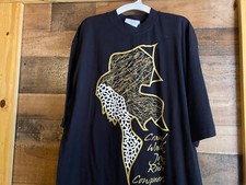 Exit 5 Shirt Mens 2XL Black Gold VTG Y2K Crawl Walk Joy Run Conquer Powerful Art