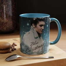 Elvis Presley Christmas Coffee Mug