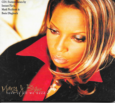 MARY J. BLIGE - Love is all we need CDM 4TR Digipack UK (CD1) 1997 House R&B