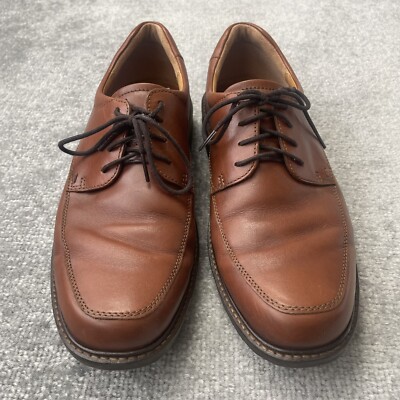 Ecco Shoes Mens Size 9 Brown Leather Oxford Business Casual  display picture 2