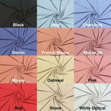 Jersey Model Suave Brushed 200 GSM Faux Cupro Knit Fabric Soft Dress Sewing