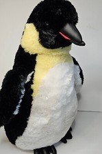 Emperor Penguin Plush Aurora Stuffed Animal Toy White Black 18" REALISTIC