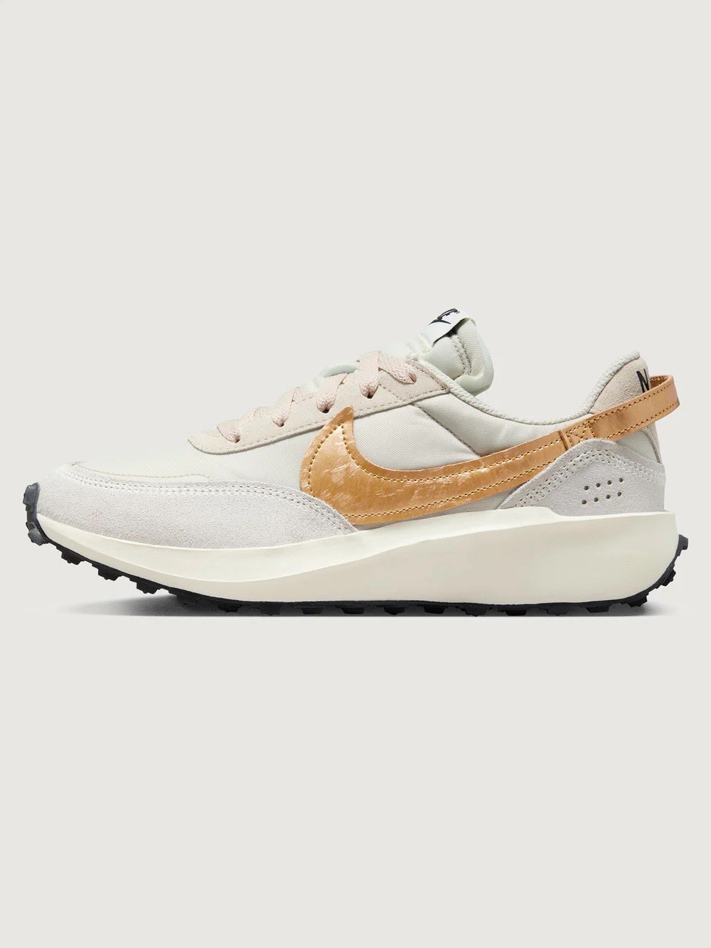 Nike Waffle Debut ESS Women 7 Light Reword Brown Metallic Gold