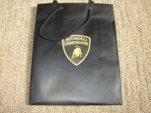 Automobili Lamborghini Factory Souvenir Shop Gift Bag