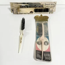 Vintage All-American Brush MFG. Corp. French Tease Hair Pick Comb Lot For Women