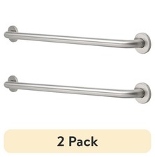 2 pack 32 inch Grab Bar with 1-1/4 inch Diameter in Stainless Steel