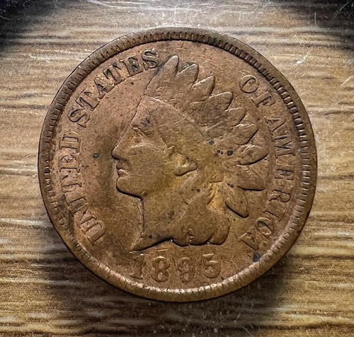 1895 Indian Head Cent - Actual Coin Shown - Free Shipping & Tracking INV#58