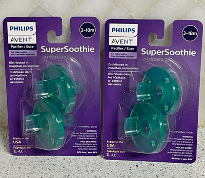 Philips Avent Pacifier 3-18 Months 4 Pack