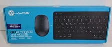 JLab GO Connect Wireless Keyboard and Mouse Bundle to 3 Devices – Black