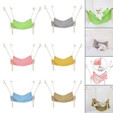 Cat Hammock Swing Bed Sleeping Mat with Adjustable Straps Lounge Cage Hanging