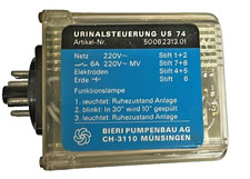 Bieri Pumpenbau Urinal Control US 74 - 220V Control Unit - SKU 50062313.01