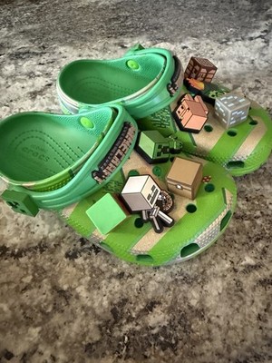 New Minecraft Kids' Croc: Meets Adventure!- LIMITED EDITION Non-slip Size C11