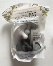 5 pc Ryan  Rose Cutie PAT Pacifier  Teether Starter Kit Set Alloy