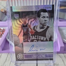 2020-21 Panini Illusions Trophy Collection Louis King Autograph Kings #TC-LKI
