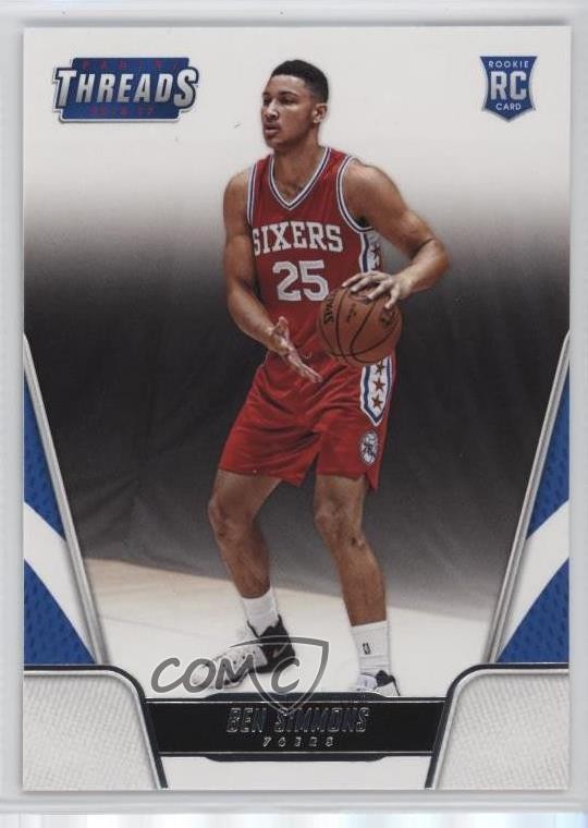 2016-17 Panini Threads Rookies Ben Simmons #156 Rookie RC 12g7