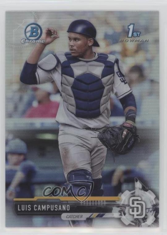 2017 Bowman Draft Chrome Refractor Luis Campusano #BDC-46 b4a