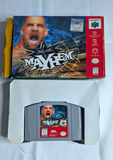 WCW Mayhem Nintendo 64 N64 Game Cartridge w/ Original Box, No Manual