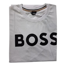 BOSS Mens Crew Neck T-Shirt Cotton Regular Fit Short Sleeve Summer Top Brand New