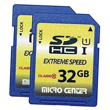 INLAND 32GB Class 10 SDHC Flash Memory Card Standard Full Size SD Card 32GB x 2
