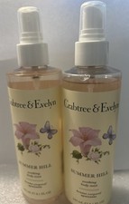 New Lot of 2 Crabtree Evelyn Summer Hill Soothing Body Fragrance Mist 8.1 oz