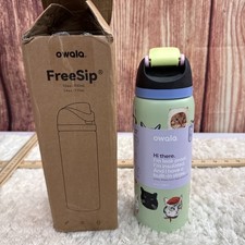 Owala Stainless Bottle 32 oz Urban Outfitters Exclusive Cat Collage New