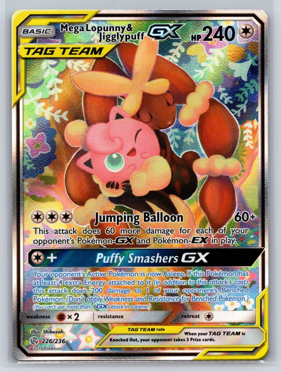 その他 Mega Lopunny & Jigglypuff GX 226/236 Mega Lopunny & Jigglypuff GX 226/236 Sm-Cosmic Eclipse for sale | eBay
