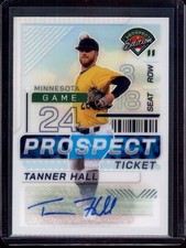 TANNER HALL 2024 Panini Prospect Edition #41 Silver Prizm Autograph Auto