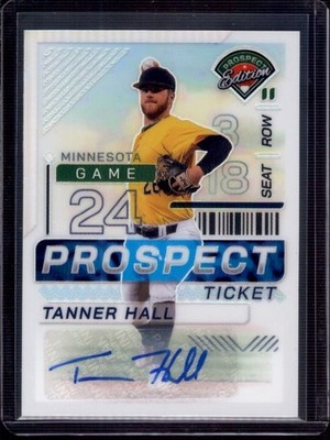 TANNER HALL 2024 Panini Prospect Edition #41 Silver Prizm Autograph Auto