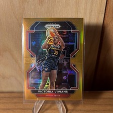 Victoria Vivians 2022 Panini Prizm Orange No.136 /49 Indiana Fever WNBA