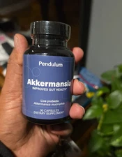 Pendulum Akkermansia 30 Capsules Improves Gut Health Live Probiotic BB - 01/2027