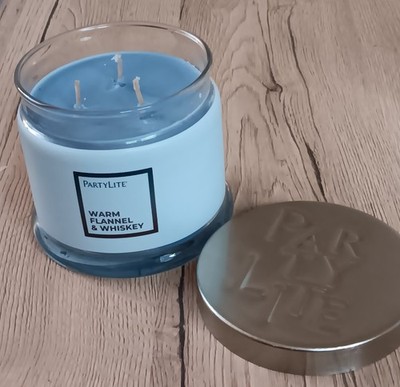 3-Docht-DWG von PartyLite Duft ''Warm Flannel & Whiskey''Sandelholz Amber Whiskey*