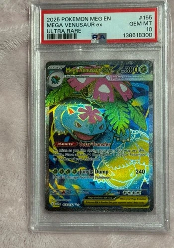 PSA 10 Mega Venusaur ex #155💎ULTRA RARE💎