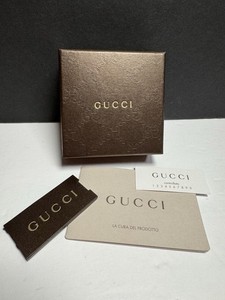 Authentic Empty GUCCI BOX Small Brown Accessories Box Jewelry Pendant Box