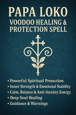 Papa Loko Voodoo Healing Spell &bull; Protection, Balance & Inner Strength