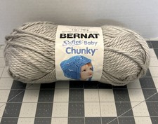 Bernat Softee Baby Yarn Cozy Gray, 5 oz/140g, 100 Acrylic, New