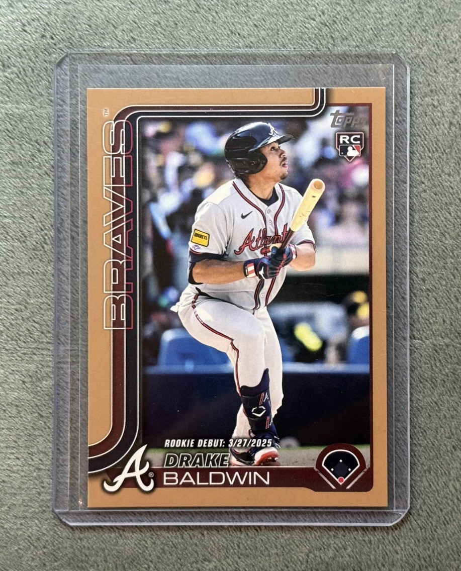 2025 Topps Update Drake Baldwin Rookie Gold /2025 Braves #US87