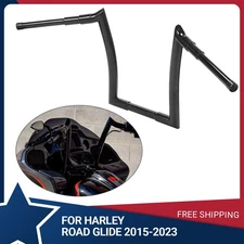 16" Rise Meat Hook Ape Hanger Bar Handlebar For 2020-24 Harley Road Glide Limit